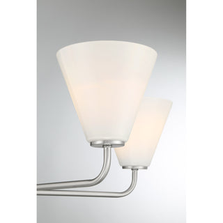 Blair 5-Light Chandelier in Satin Nickel