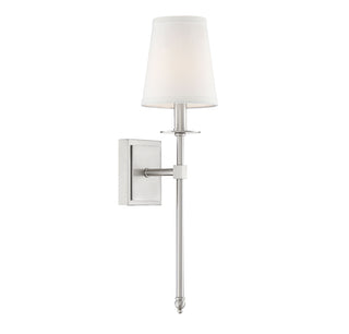 Monroe 1-Light Wall Sconce in Satin Nickel
