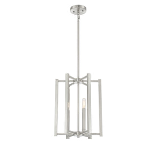 Benson 3-Light Pendant in Satin Nickel