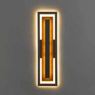 Panels Wall Sconce  Dark Bronze