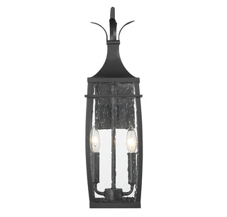 Montpelier 2-Light Outdoor Wall Lantern in Matte Black