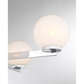 4-Light Chandelier in Chrome