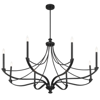 Preserve 8-Light Chandelier in Matte Black