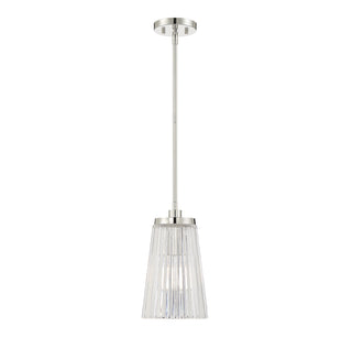 Chantilly 1-Light Pendant in Polished Nickel