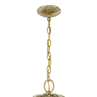 Lombard 8-Light Chandelier in Noble Brass