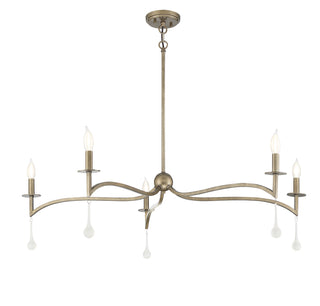 Laramie 5-Light Chandelier in Chelsea Gold