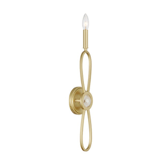 Minette 1-Light Wall Sconce in Spun Gold