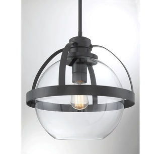 Pendleton 1-Light Pendant in 
Matte Black