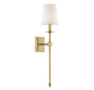 Monroe 1-Light Wall Sconce in Warm Brass