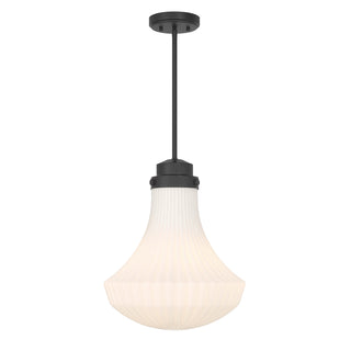 Bartlet 1-Light Pendant in Matte Black