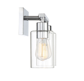 Lambert 2-Light Bathroom Vanity Light in Polished Chrome