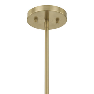 Rosa 4-Light Pendant in Noble Brass