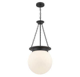 Manor 3-Light Pendant in Matte Black