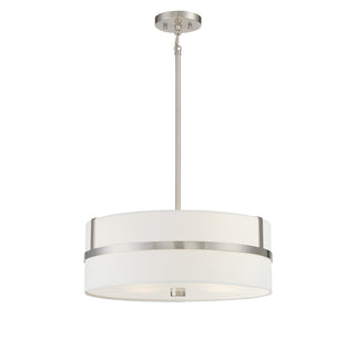 4-Light Pendant in Brushed Nickel