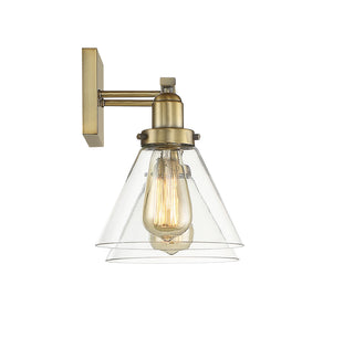Drake 2-Light Bathroom Vanity Light in Warm Brass