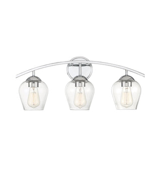 3-Light Bathroom Vanity Light in Chrome
