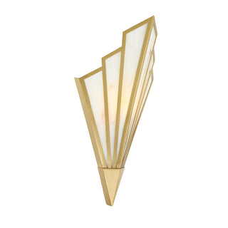 Rivage 1-Light LED Wall Sconce in Warm Brass