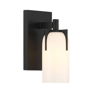 Caldwell 1-Light Wall Sconce in Matte Black