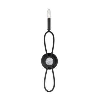 Minette 1-Light Wall Sconce in Matte Black