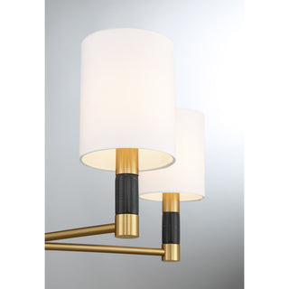 Conrad 5-Light Chandelier in Warm Brass
