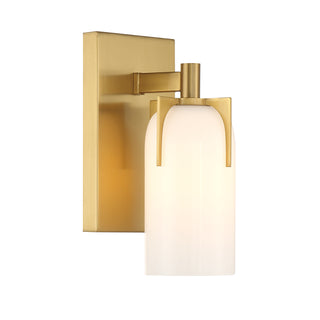 Caldwell 1-Light Wall Sconce in Warm Brass