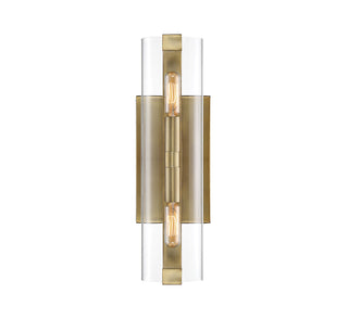 Winfield 2-Light Wall Sconce in Warm Brass