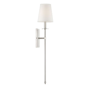 Monroe 1-Light Wall Sconce in Satin Nickel