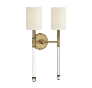 Fremont 2-Light Wall Sconce in Warm Brass