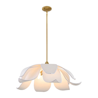 Elsie 6-Light Pendant in Warm Brass by Breegan Jane