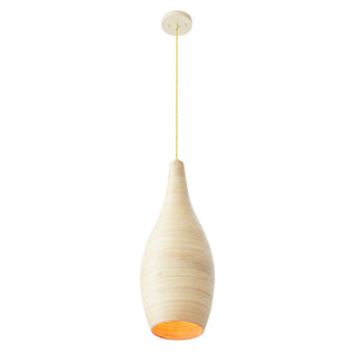 Jean 1-Light Pendant in Natural Bamboo