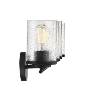 Marshall 4-Light Bathroom Vanity Light in 
Matte Black