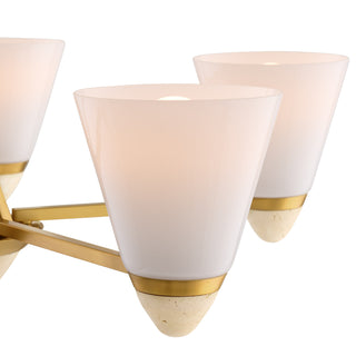 Kohlman 5-Light Chandelier in Warm Brass