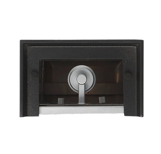 Brooke 1-Light Outdoor Wall Lantern in Matte Black