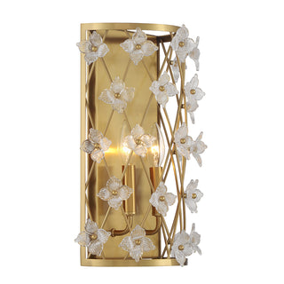 Bailey 2-Light Wall Sconce in Warm Brass