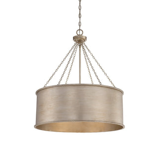 Rochester 6-Light Pendant in Silver Patina