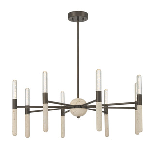 Linden 8-Light Chandelier in Mediterranean Bronze