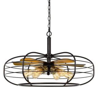 Margo 60W X 6 Metal Chandelier (Edison Bulbs Not Included)