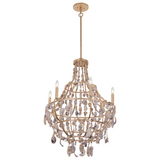 Leanne 6-Light Chandelier in Chandon by Breegan Jane