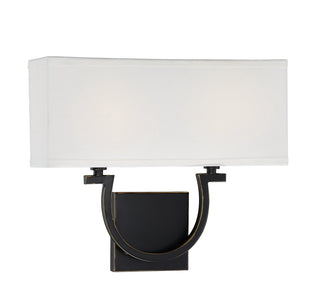 Rhodes 2-Light Wall Sconce in Classic Bronze