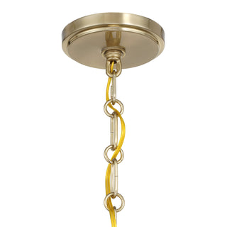 Irina 4-Light Chandelier in Noble Brass