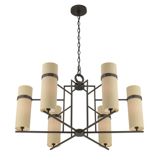 Weston 6-Light Chandelier in Mediterranean Bronze by Dann Foley