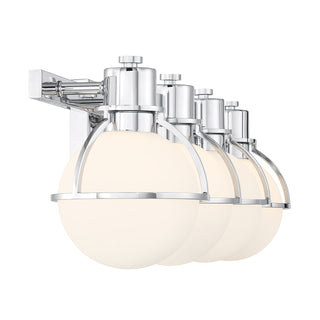 Pierce 4-Light Bathroom Vanity Light in Chrome