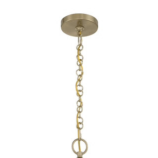Jeanette 4-Light Chandelier in Noble Brass