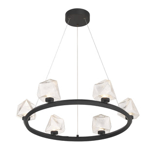 Castello 6-Light Chandelier in Matte Black