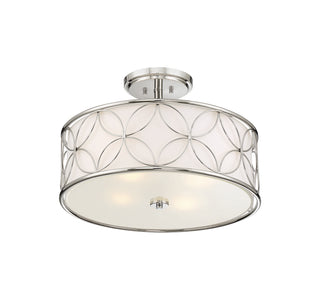 Reid 4-Light Ceiling Light in Polished Nickel