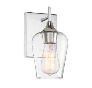Octave 1-Light Wall Sconce in Polished Chrome
