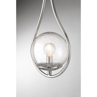 Encino 1-Light Wall Sconce in Polished Chrome