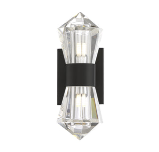 Dryden 2-Light LED Wall Sconce in Matte Black