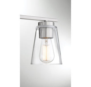Calhoun 4-Light Bathroom Vanity Light in Satin Nickel