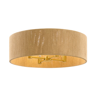 Maynard 4-Light Ceiling Light in Warm Brass